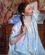 Mary Cassatt Girl Arranging her Hair oil on canvas